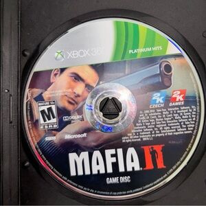Video Game Disc Mafia II Microsoft Xbox 360 Not Original Case Mature 17+